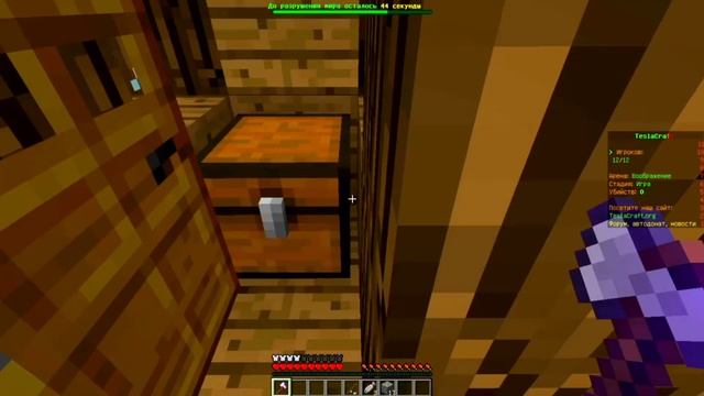 Играю на сервере Тесла крафт