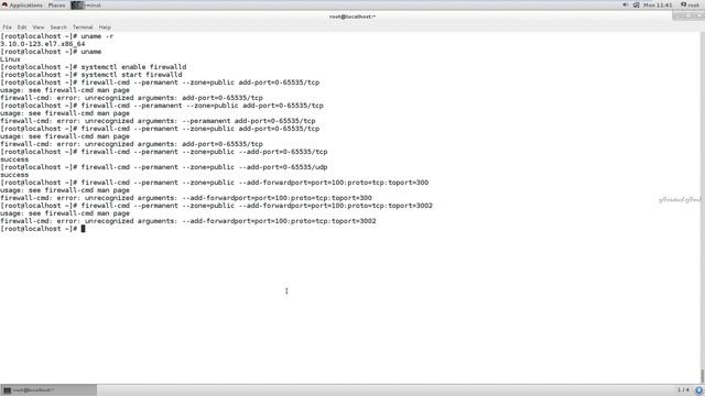 Command To Configure Port Redirection In Linux From Terminal