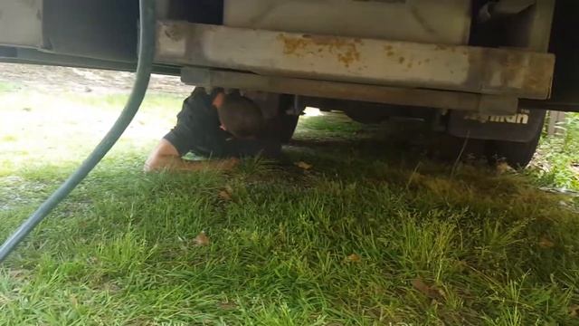 6 Yr Old Boy Helps Remove Bus Seats