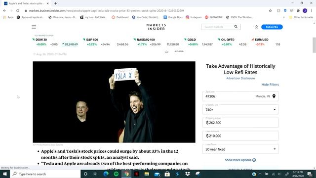 Tesla And Apple Split! | What Is A Stock Split?