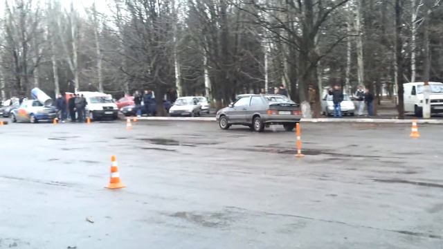 2012.04.01 - ВАЗ 2113 Николай - 4 - Слалом Adrenalinetime.info