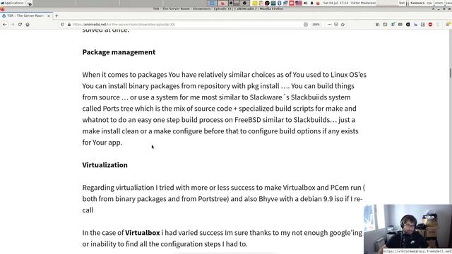 TSR   The Server Room Show   Episode 33   Venturing Into FreeBSD On A Lenovo X220 1080p