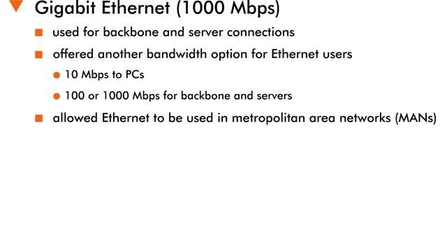 Ethernet (contd.) - 8 : Gigabit Ethernet