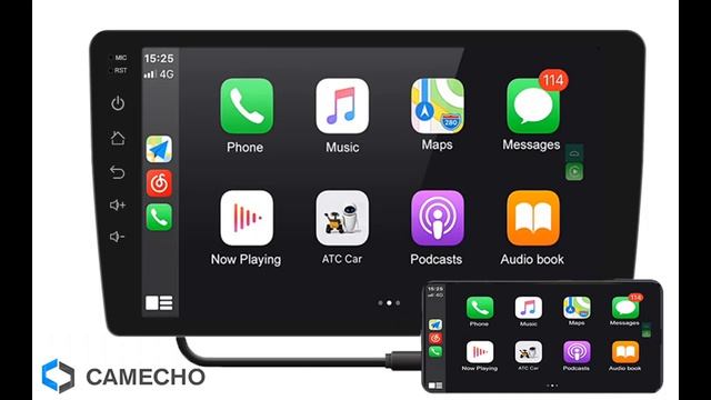 CAMECHO Upgrade 10.1 Inch Android 10.0 Car Stereo D-Player With Bluetooth : Highlight Features
