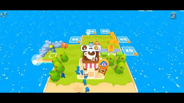 Market Town - Gameplay Walkthrough Part 1 Tutorial First Island Caffe Seller (iOS,Android)