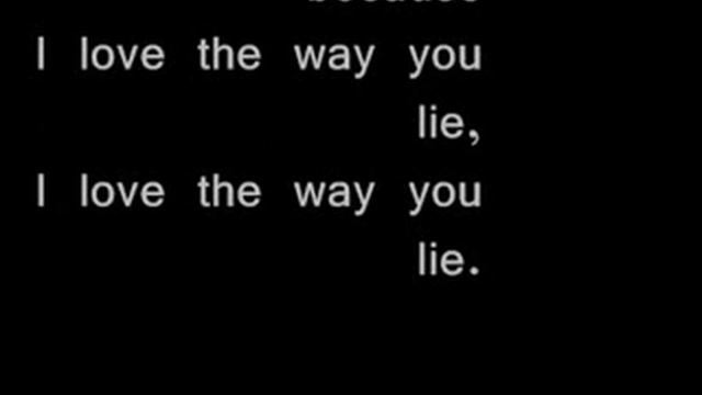 Rihanna Ft Eminem - Love The Way You Lie Part II (w/ Lyrics)