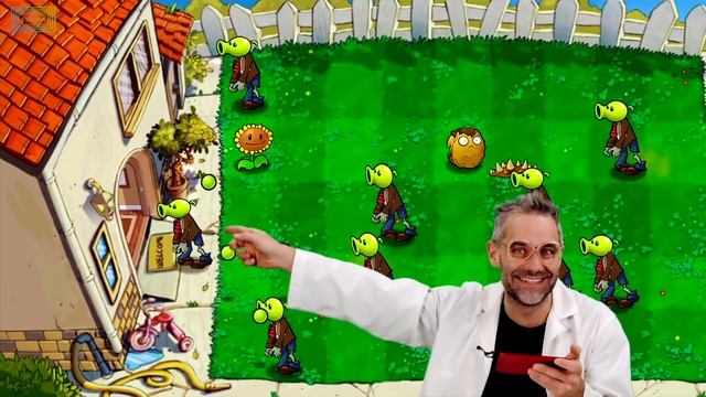 ДОКТОР ЗЛЮ играет в Plants Vs  Zombies / РАСТЕНИЯ против ЗОМБИ - Часть 2 - Лига Злодеев Play