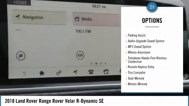 2018 Land Rover Range Rover Velar R-Dynamic SE Used MP2644