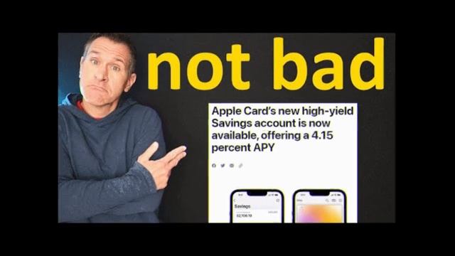 Apple Card’s New High Yield Savings Accoun