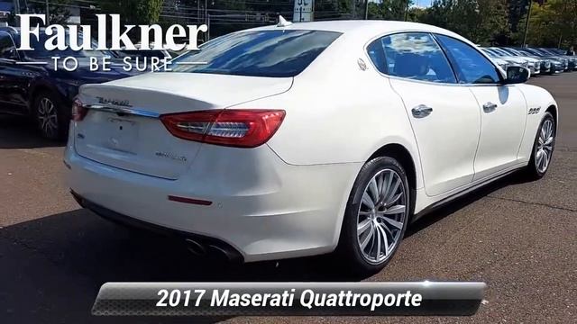 Used 2017 Maserati Quattroporte S Q4, Willow Grove, PA H1228955A