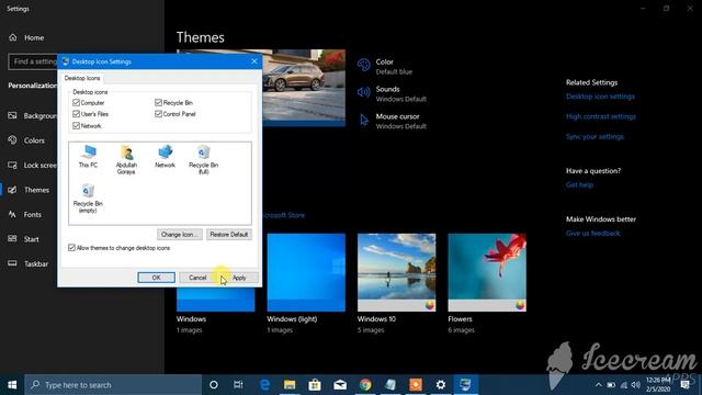 Show Desktop Icons In Windows 10