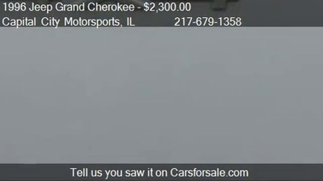 1996 Jeep Grand Cherokee Laredo 4dr 4WD SUV For Sale In Spri