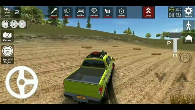 Of-Road 4x4 Real Prado Car Driving_Suv Red Jeep Hill Mountain Driver_android Gameplay