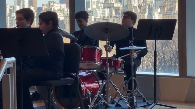 @axtonthedrummer Playing With The Jazz Lincoln Center Middle School Orchestra Song #2