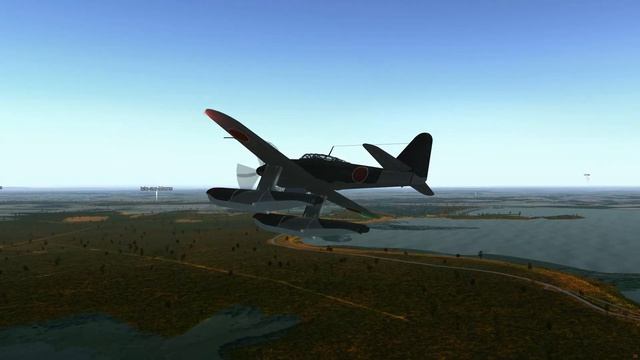 FlightGear 2020.4.0 Sur Linux Mageia, Aichi M6A1 K Lac Du Der Marne 2023 11 08 23 17 52