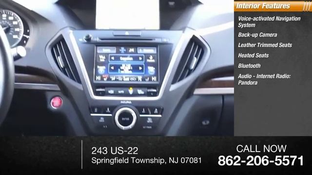 2017 Acura MDX Springfield Township NJ 17995BSL