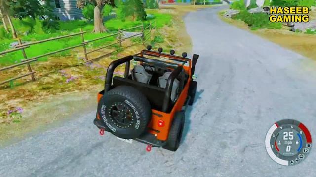 Jeep Wrangler Offroad Test BeamNG Drive✨Gameplay
