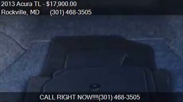 2013 Acura TL W/Tech 4dr Sedan W/Technology Package For Sale