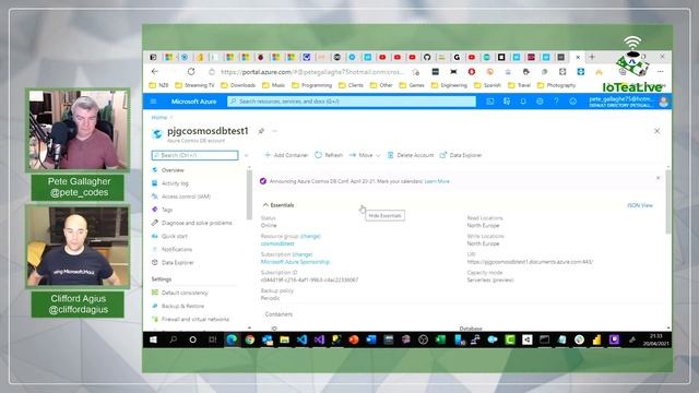 IoTeaLive - Edge Impulse, Cosmos DB, Visual Studio 2022 And More