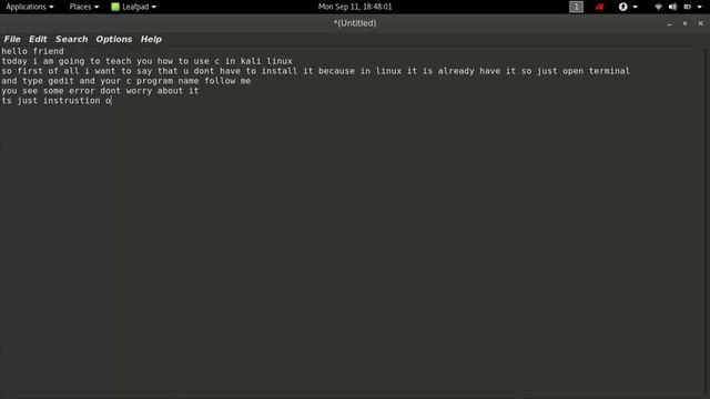 How To Use C Language In Kali Linux Or Other Linux