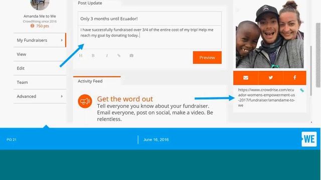 Fundraising Idea Slam Optimizing Your Online Fundraising Page AND Organizing Fundraising Activities