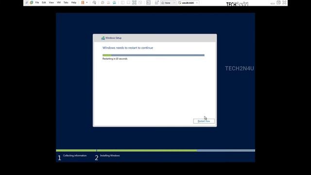 Windows Server 2016 Installation