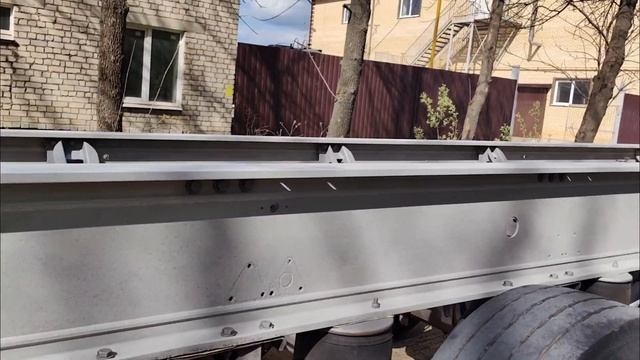 Пескоструйная обработка полуприцепа MENCI рама из аллюминия +79152806403