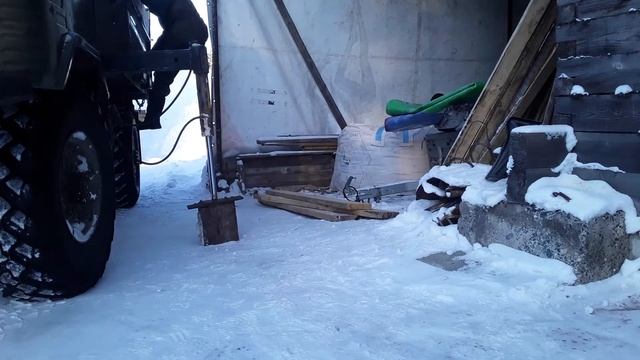 Продолжаю готовится к утеплению дома,манипулятор облегчит труд.