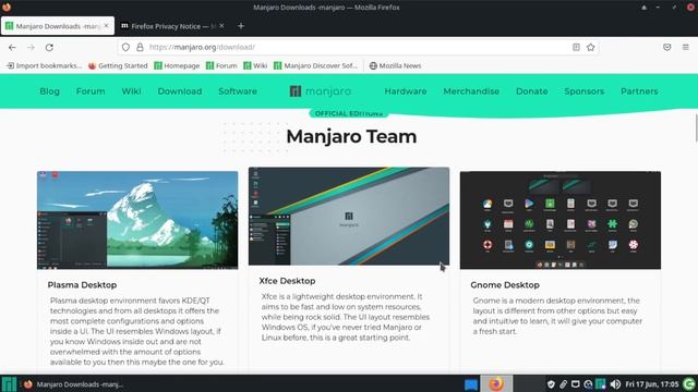 Latest Manjaro Xfce 21.2.6