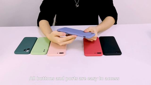 For IPhone 11 Silicone Camera Precision Hole Phone Protective Case