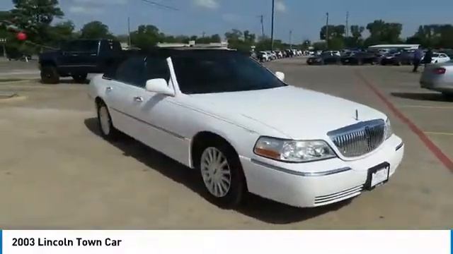 2003 Lincoln Town Car Terrell TX 3Y607425