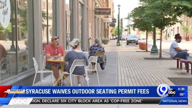 Syracuse Waives Outdoor Seating Permit For City Restaurants