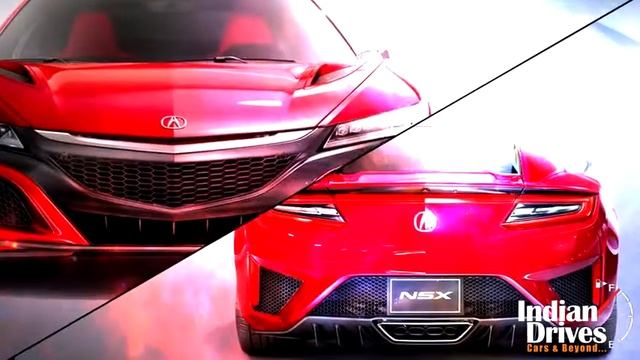 Launch Honda Acura NSX Production Version At Detroit 2015 !