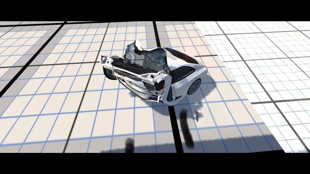 BeamNG Drive - TESLA MODEL X VS LOOP HARD.