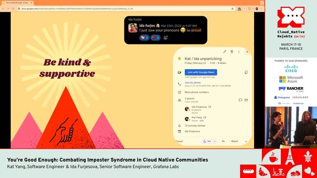 You're Good Enough: Combating Imposter Syndrome In Cloud Native Communities