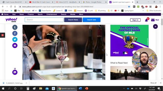 2 April, 2020   Current Events