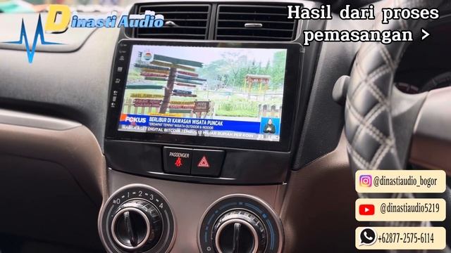 Mantap Guys Paketan Lengkap Tv Tunner By Asuka,dilengkapi Head Unit Mirai E-Series & Headrest Sansu