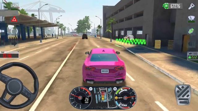 Maserati Quattroporte Taxi Private - Taxi Sim 2020! Driving Miami City Driving Car-Android Gameplay