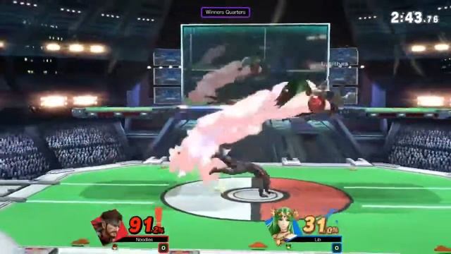 Noodles (Snake) Vs Lib (Palutena, Chrom) - Paragon 13 Ultimate Singles