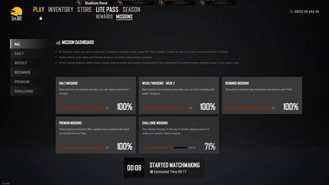 Pubg Lite Season 4 Just Grinding.