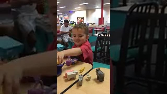 Part2 Bentley Playing Mine Craft With Grandma Orange