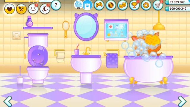взлом игры Bubbu на монеты и кристалы