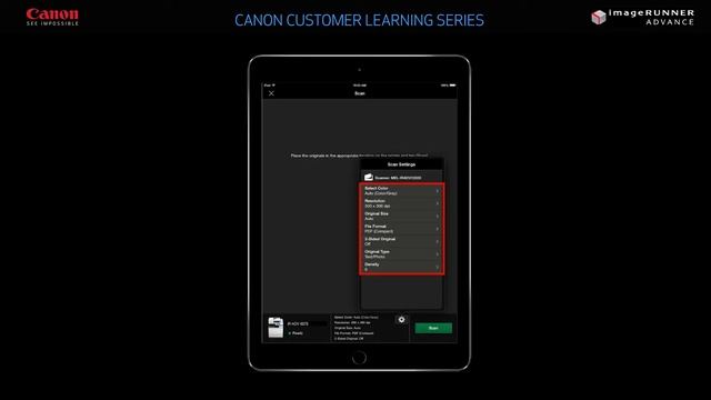 Copier How To Canon PRINT Business IPhone IPad ImageRUNNER ADVANCE