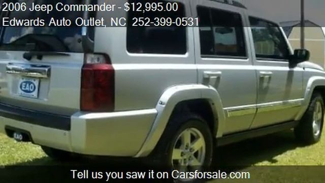 2006 Jeep Commander Limited 4WD - For Sale In Wilson, NC 278