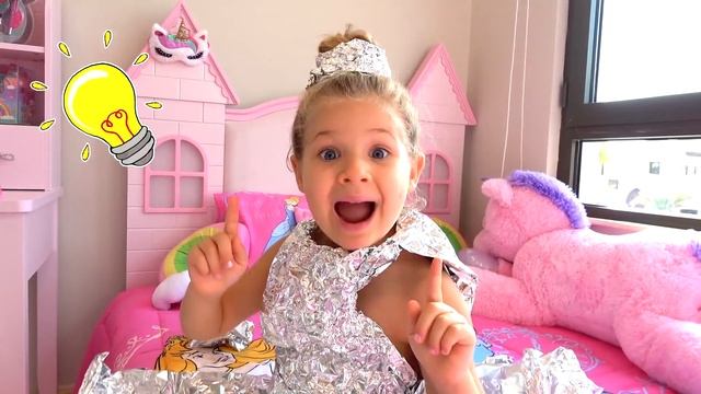 Диана делает новое платье для вечеринки Cool DIY Ideas