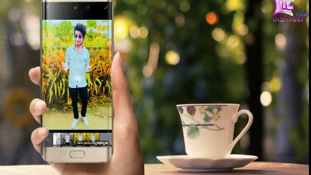Awesome PicsArt Photo Editing By PicsArt Android App - Brightness/Blur