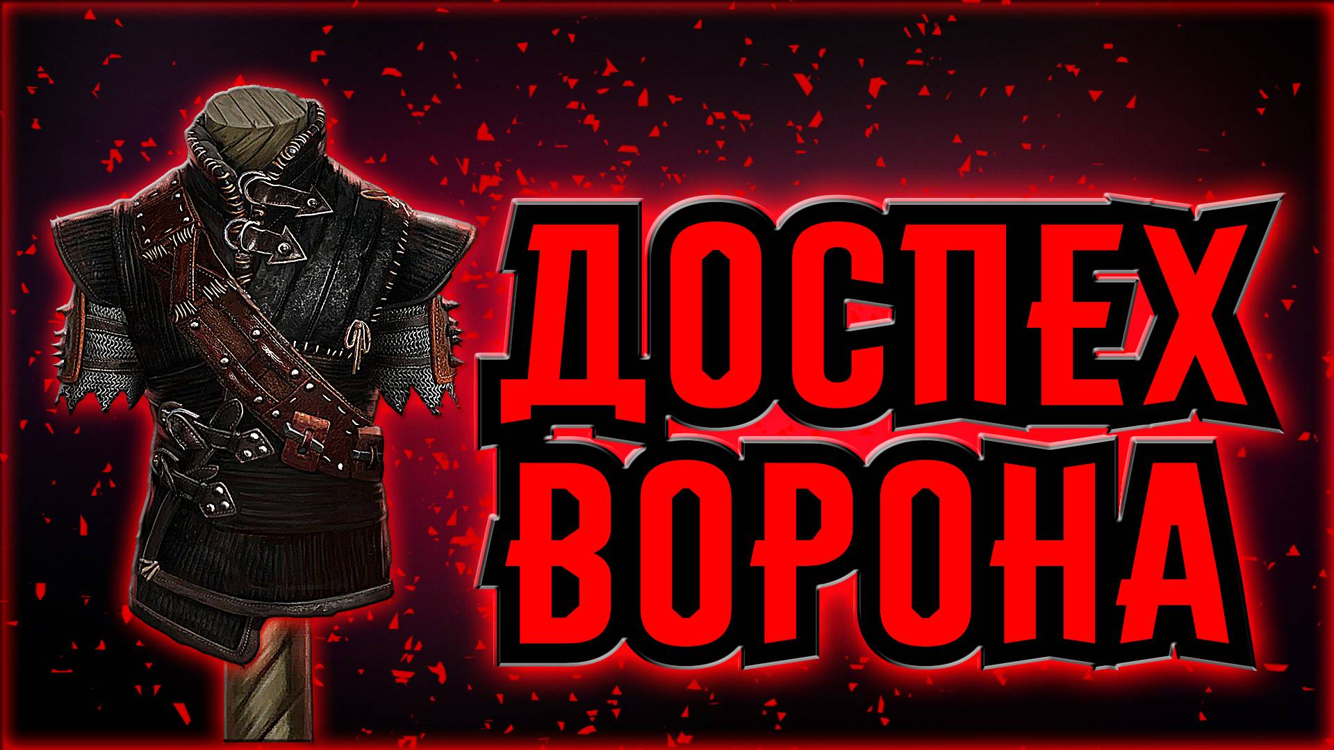 ДОСПЕХИ ВОРОНА. The Witcher 1.