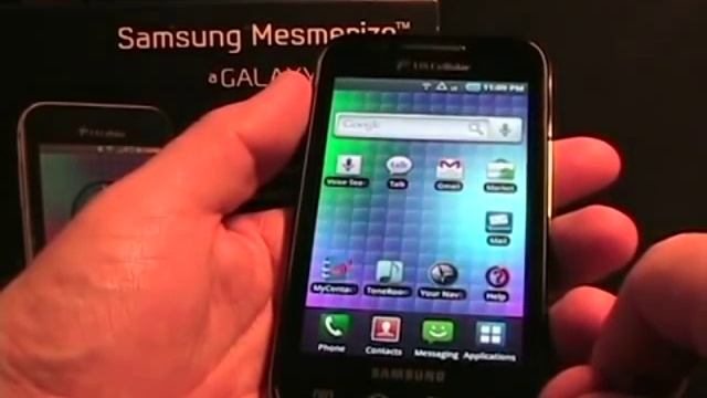 Samsung I500 Mesmerize Android Smartphone Review