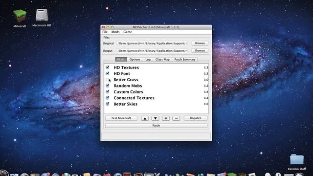 Tutorial: How To Setup A Minecraft HD Texture Pack Mac 10.7+