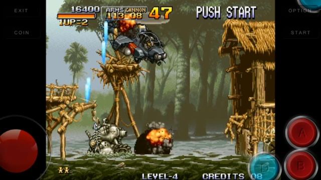 Metal Slug Mission 1 On Android Phone MAME4droid Emulator